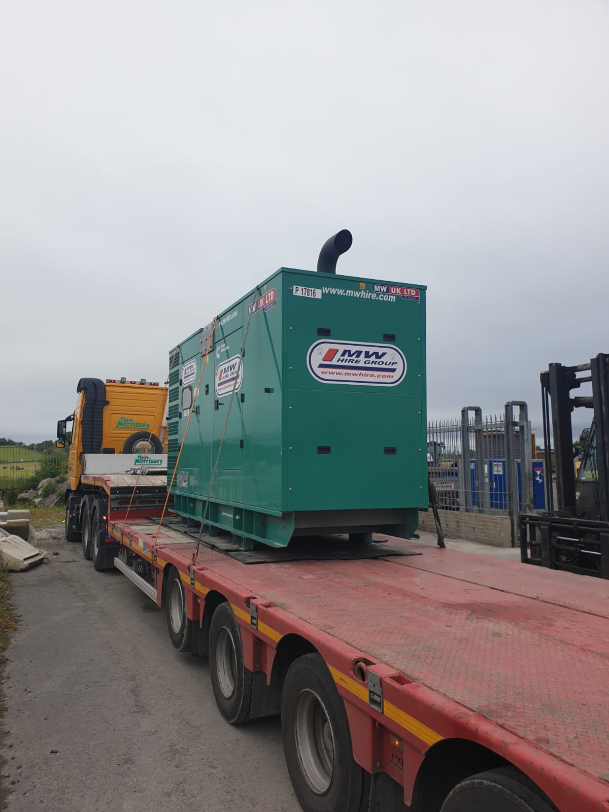 330 KVA Cummins heading on a rental job